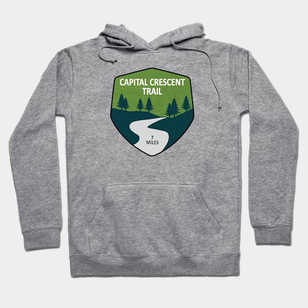 Capital Crescent Trail Hoodie by esskay1000